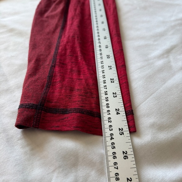 Dark Black by Projek Raw Men's Y2K T-Shirt Long Sleeve Marled Red XXL Streetwear - Picture 12 of 15